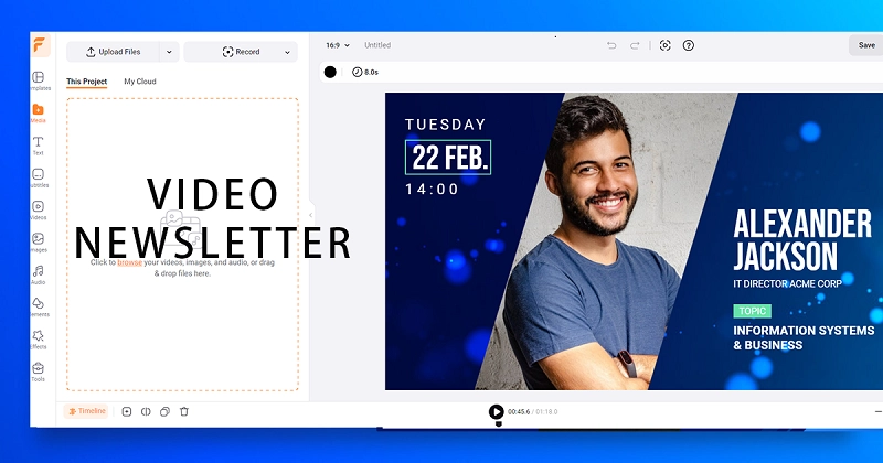 Surprising Video Newsletter Creator