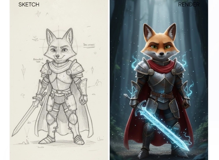 3D Animation Game Character Designs