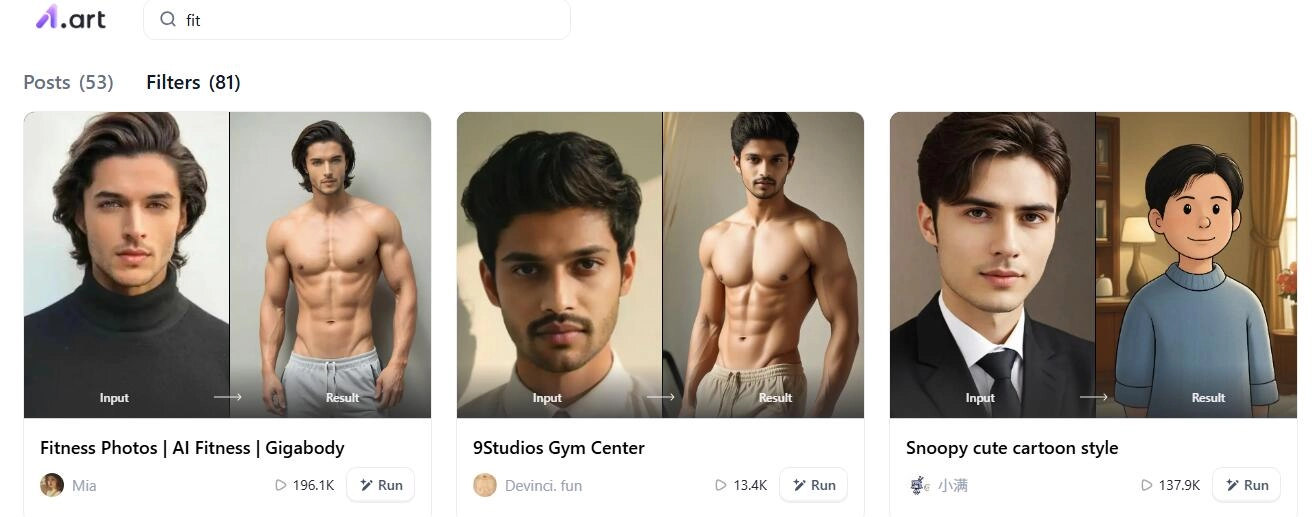 A1-Art AI Abs Generator