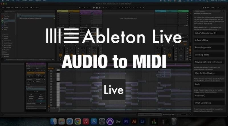 Ableton Live Audio to MIDI