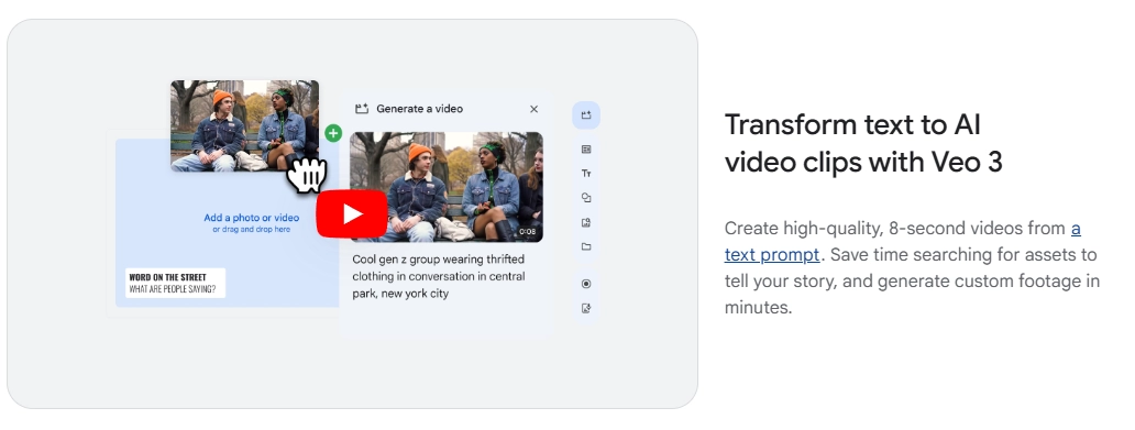 Access Veo3 by Google Vids
