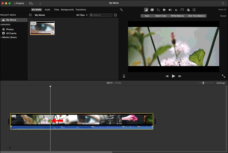 Adding Border Frame to Video iMovie