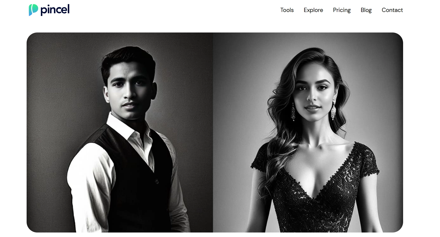 Add Deceased Loved One to Photo Free Pincel Portrait