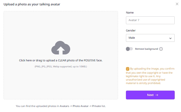 Add Deceased Loved One to Photo Free Vidnoz Photo Avatar