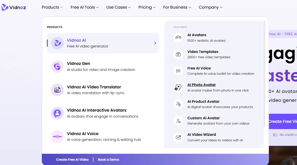 Add Deceased Loved One to Photo Free Vidnoz Video