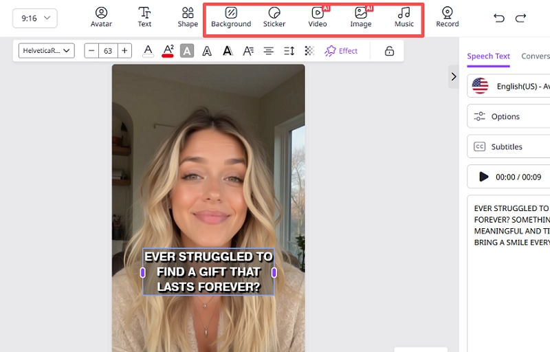 Add Final Touches to Your AI Influencer Video