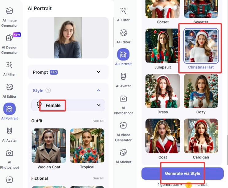 Add Hat to Photo in LightX