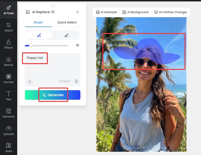 Add Hats to Photos Using Fotor