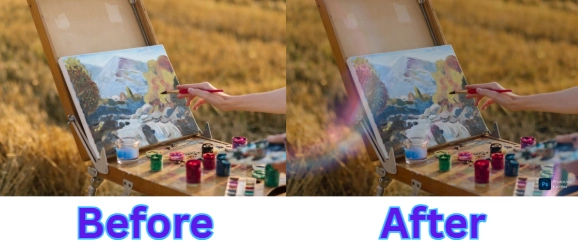 Add Lens Flare to Photos on Photoshop