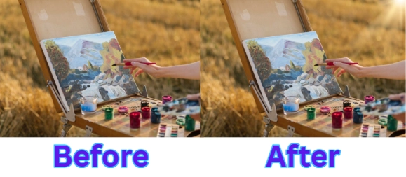 Add Lens Flare to Photos Online