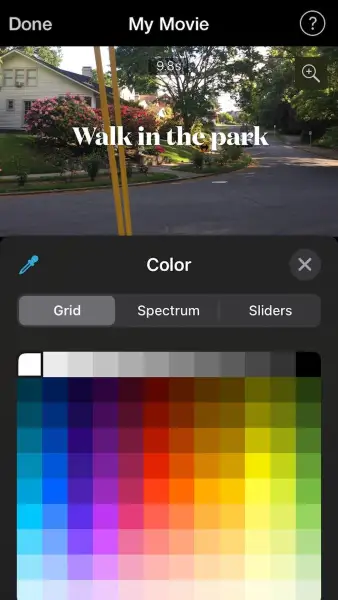 How to Add Text to a Video on iPhone Step 6