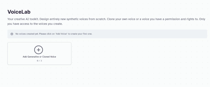 Add Voice to Eleven Labs
