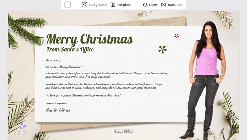 Add Your Face to the Christmas Video