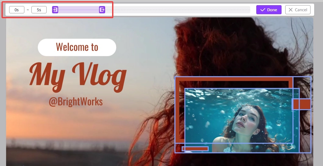 Adjust How Long The Added Overlay Video Appears
