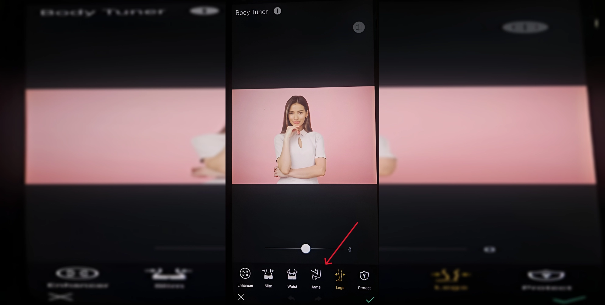 Adjust to Change the Body Shape