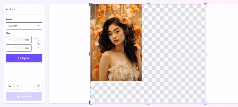 Adjust the Canvas to Uncensor Image AI