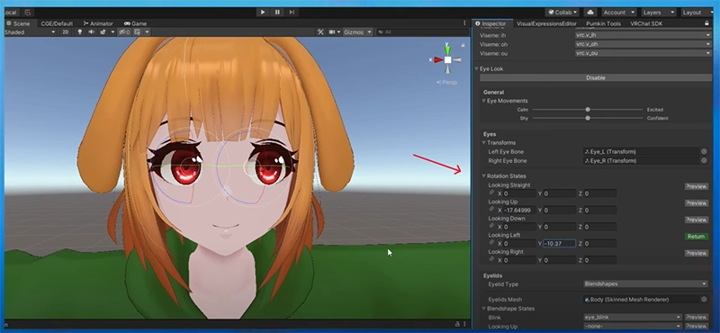 Adjust the Your Desired Cyberpunk Avatar