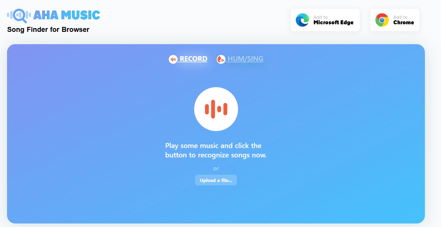 AHA Music Hum to Music