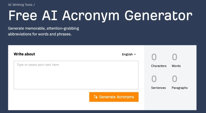 Best 5 AI Acronym Generators Free And Easy 2023 Updated 
