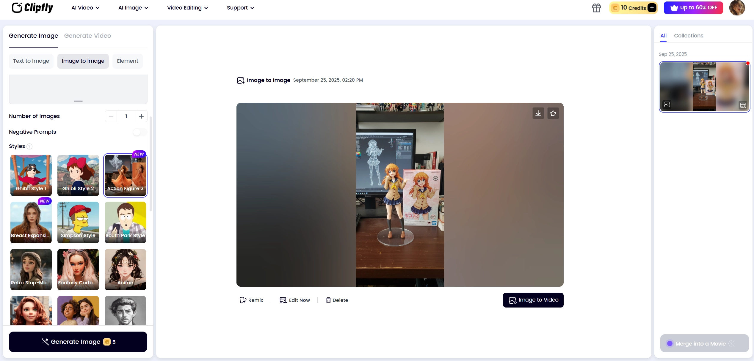 AI Action Figure Trend Clipfly