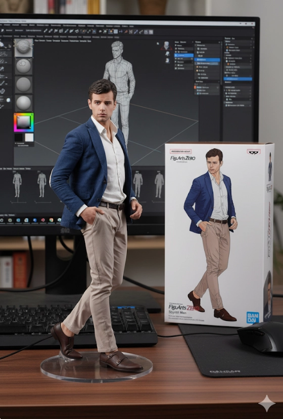 AI Action Figure Trend Gemini Result