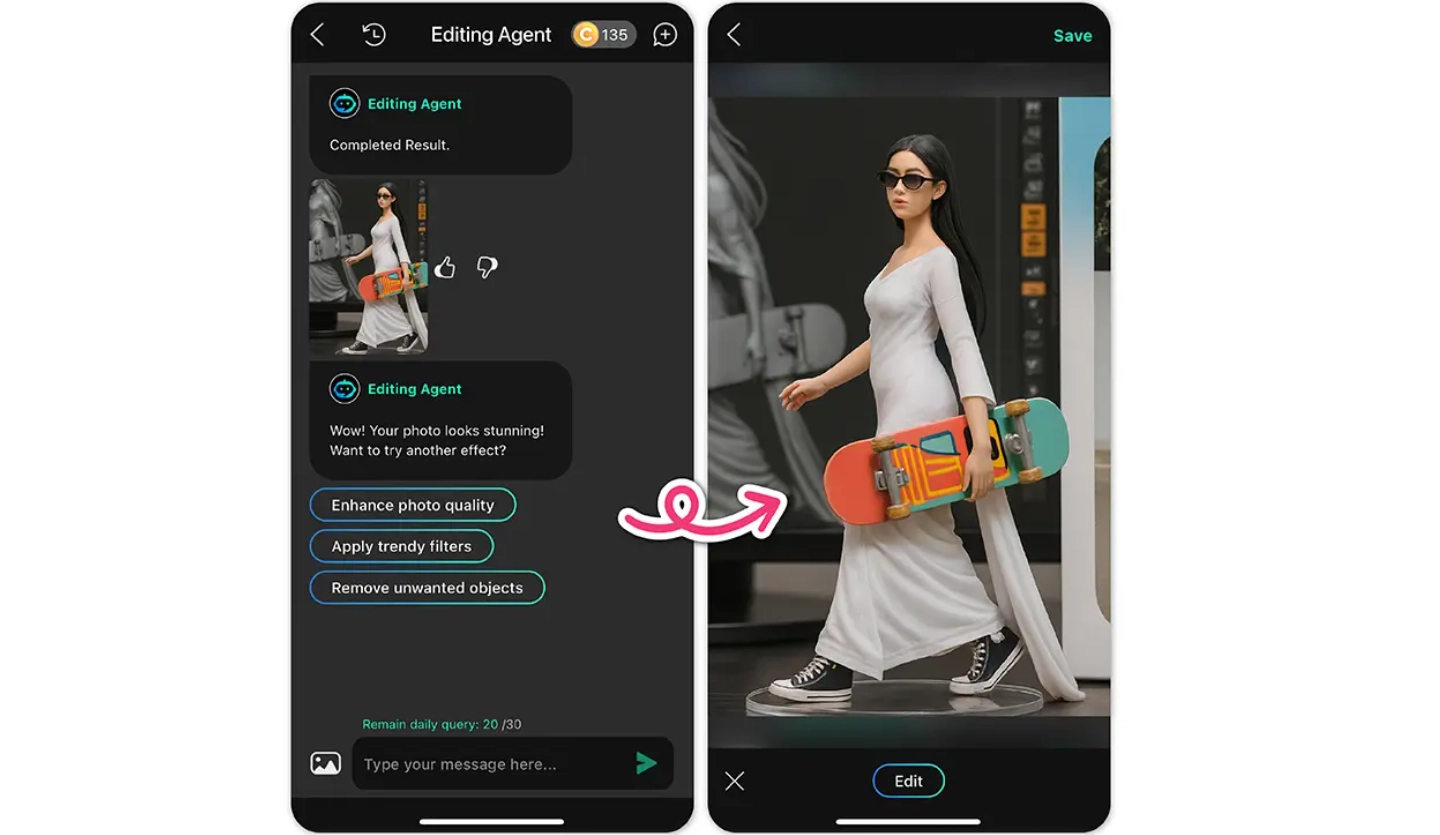 AI Action Figure Trend Youcam Perfect