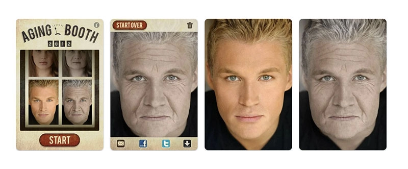 AI Age Progression AgingBooth