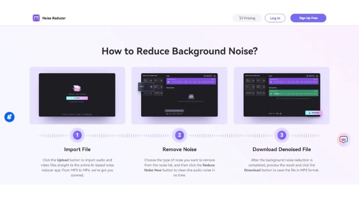 AI Audio Noise Reduction Choose Online Tools 