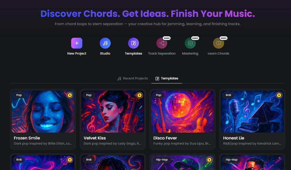 AI Chord Progression Generator Online