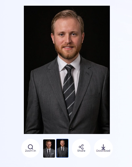 AI Create Headshots with Fuller Hair Volumizer