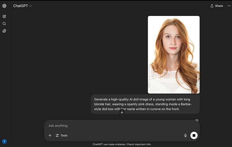 AI Doll Generator ChatGPT Prompt