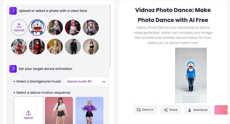 AI Doraemon Dancing Video