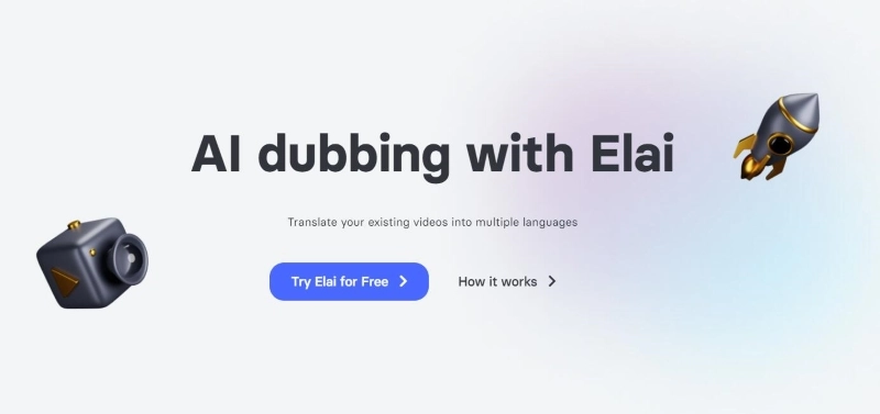 AI Dubbing with Elai