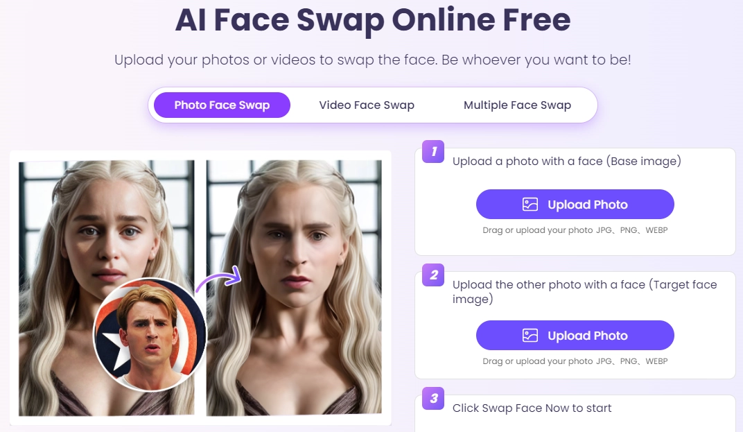 AI Face Generator Free - Face Swap