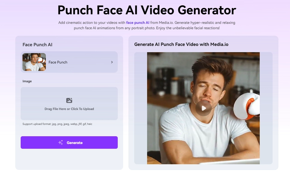 AI Face Punch Maker