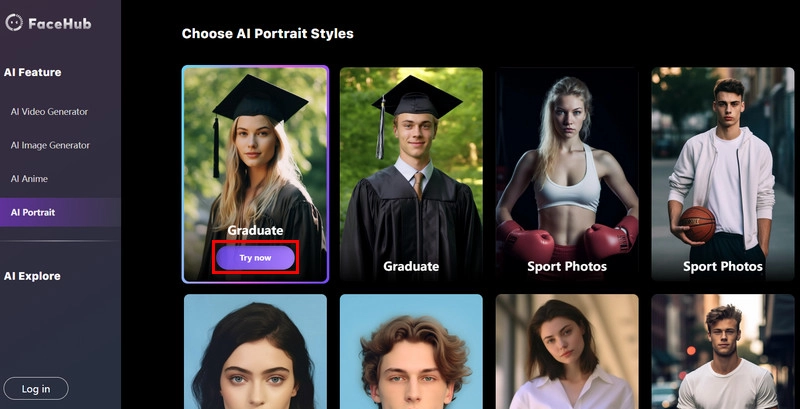 AI Graduation Photos FaceHub