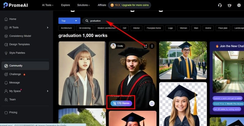 AI Graduation Photos PromeAI