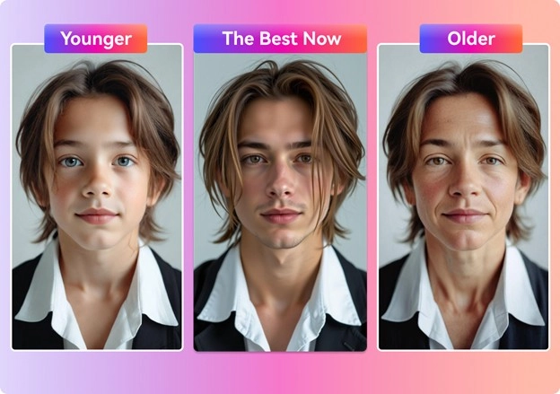 4 AI Growing Up Filter Online Tools for All Age Photos Generations