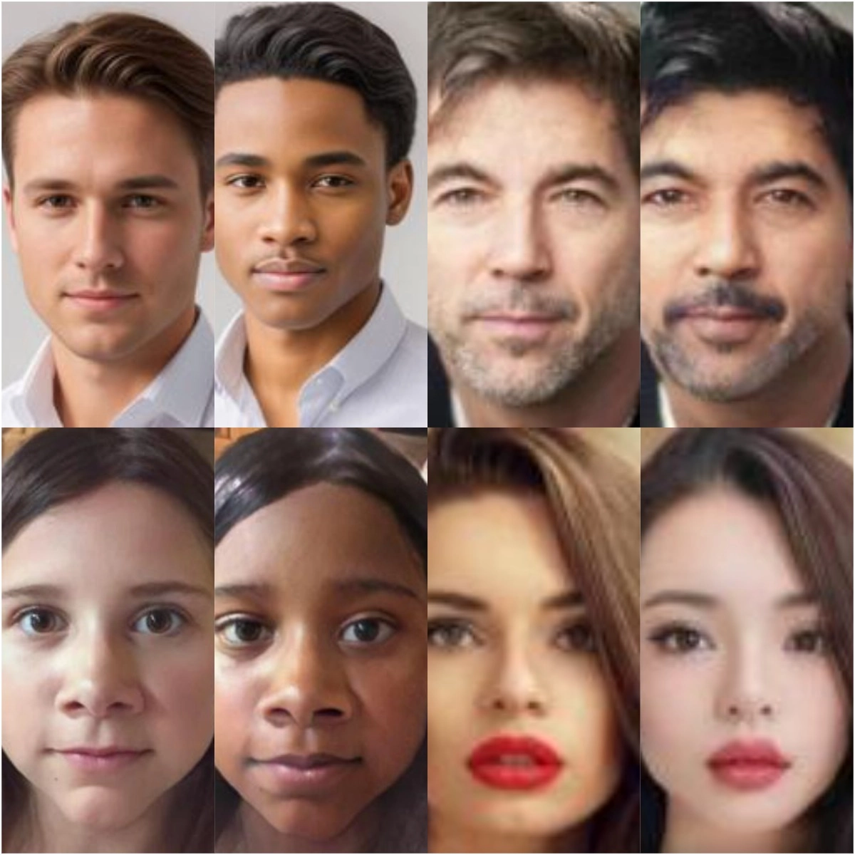 AI Image Race Swap Example