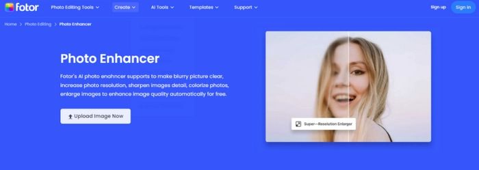 AI Image Upscaler Fotor