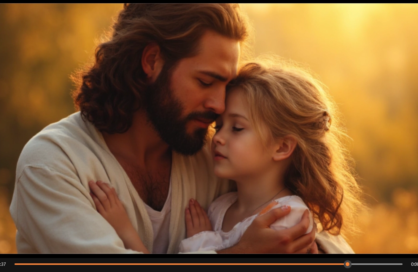 AI Jesus Hug Video Text to Video Script Result