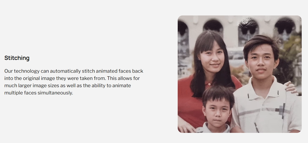 AI Live Portraits with Multiple Faces