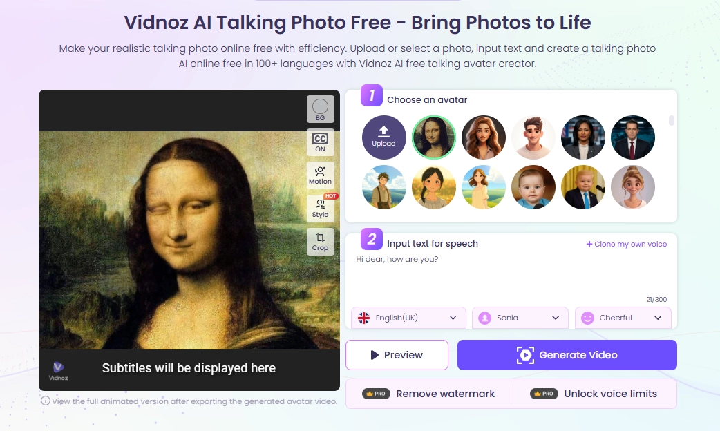 AI Make Wink Photo Move
