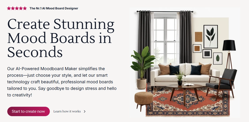 AI Moodboard Generator for Interior Design