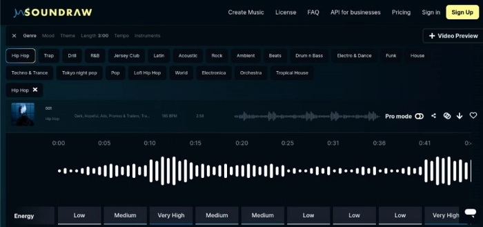 AI Music Generator - Soundraw