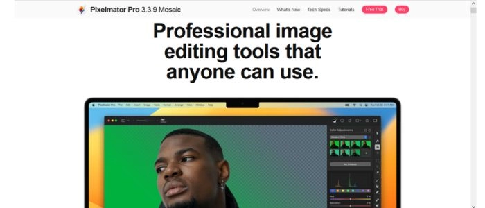AI Photo Editing Software Pixelmator Pro