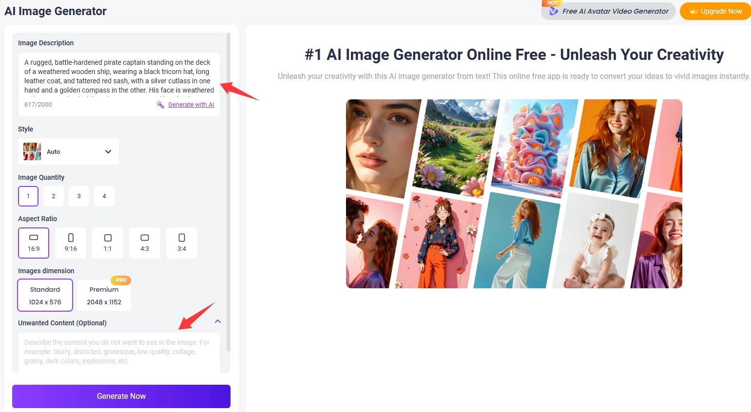 AI Pirate Image Generator