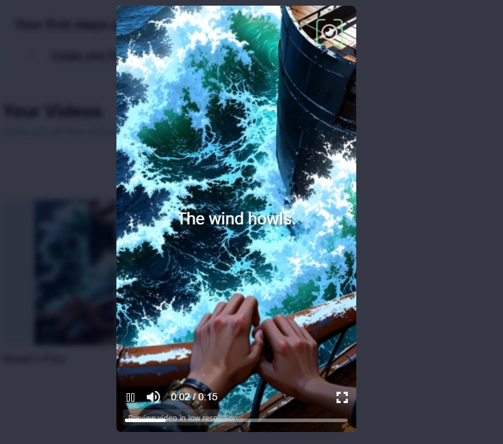 AI POV Video Generated from Text