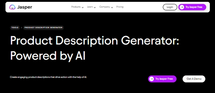 AI Description Generator Jasper