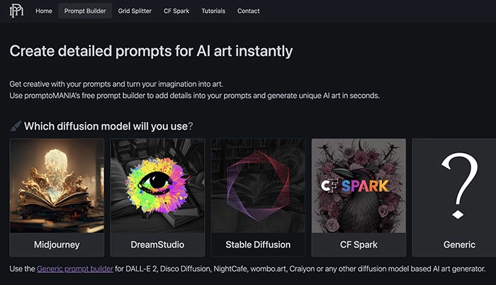 AI Prompt Generator - PromptoMania 